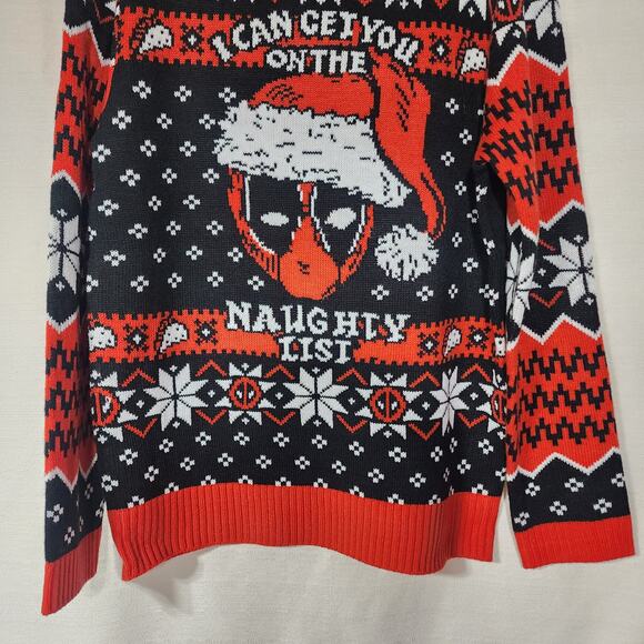 DeadPool christmas sweater men's Large - Picture 3 of 6